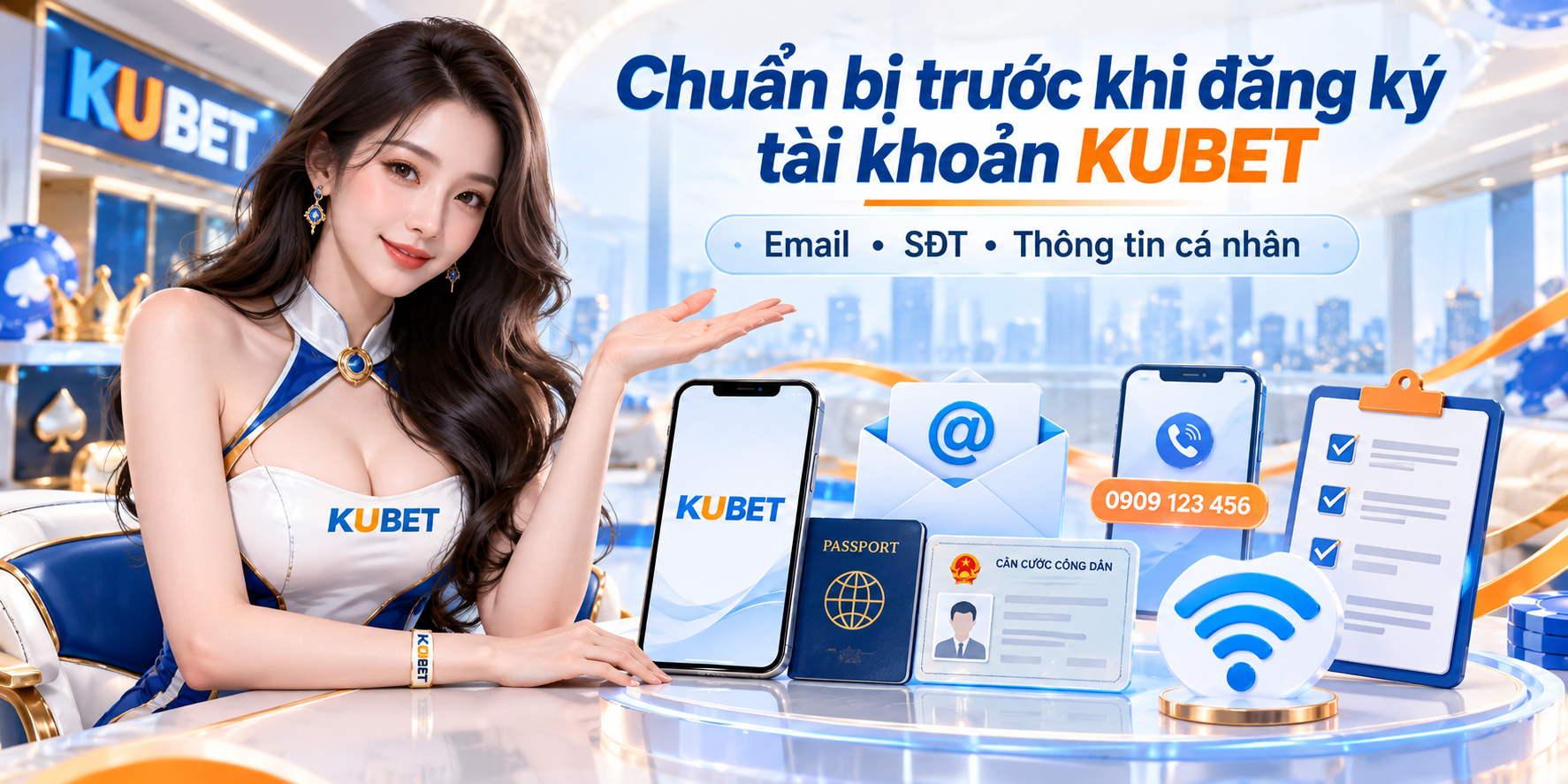 Chuẩn bị thông tin đăng ký KUBET